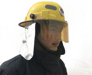 Fire helmet (fire protection helmet)