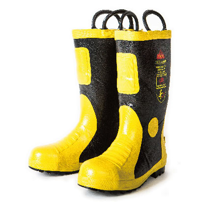 Firefighter fire protection boots