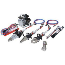 Hydraulic rescue tool set